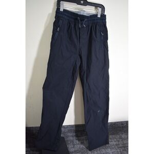 2021 Gap Kids BOYS XL 12 Pull On Hybrid Quick Dry Track Style Black Pants 26x25